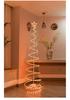 1.8m Tungsten Wire Spiral Christmas Tree Lights, Simple Ins Style, Festive Glow