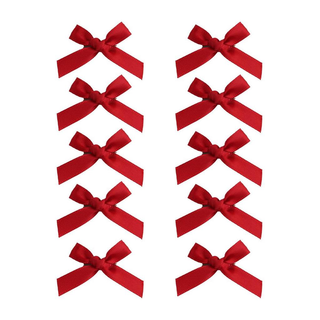 Ballet Style Ribbon Bow Duckbill Clip - Sweet 4cm Hair Accessories