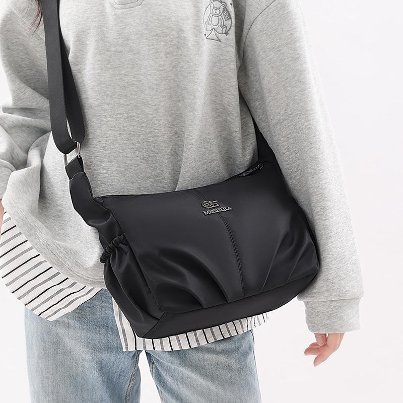 Nylon Crossbody Bag Women's Large Capacity Multi-compartment Shoulder Bag