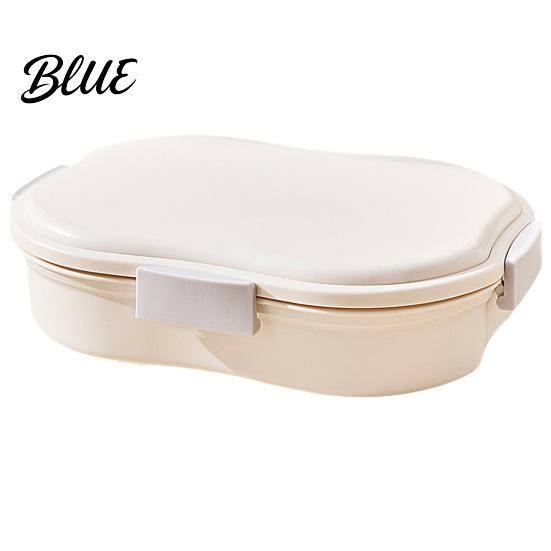 Portable Lunch Box Snack Container with Separate Compartments Design
