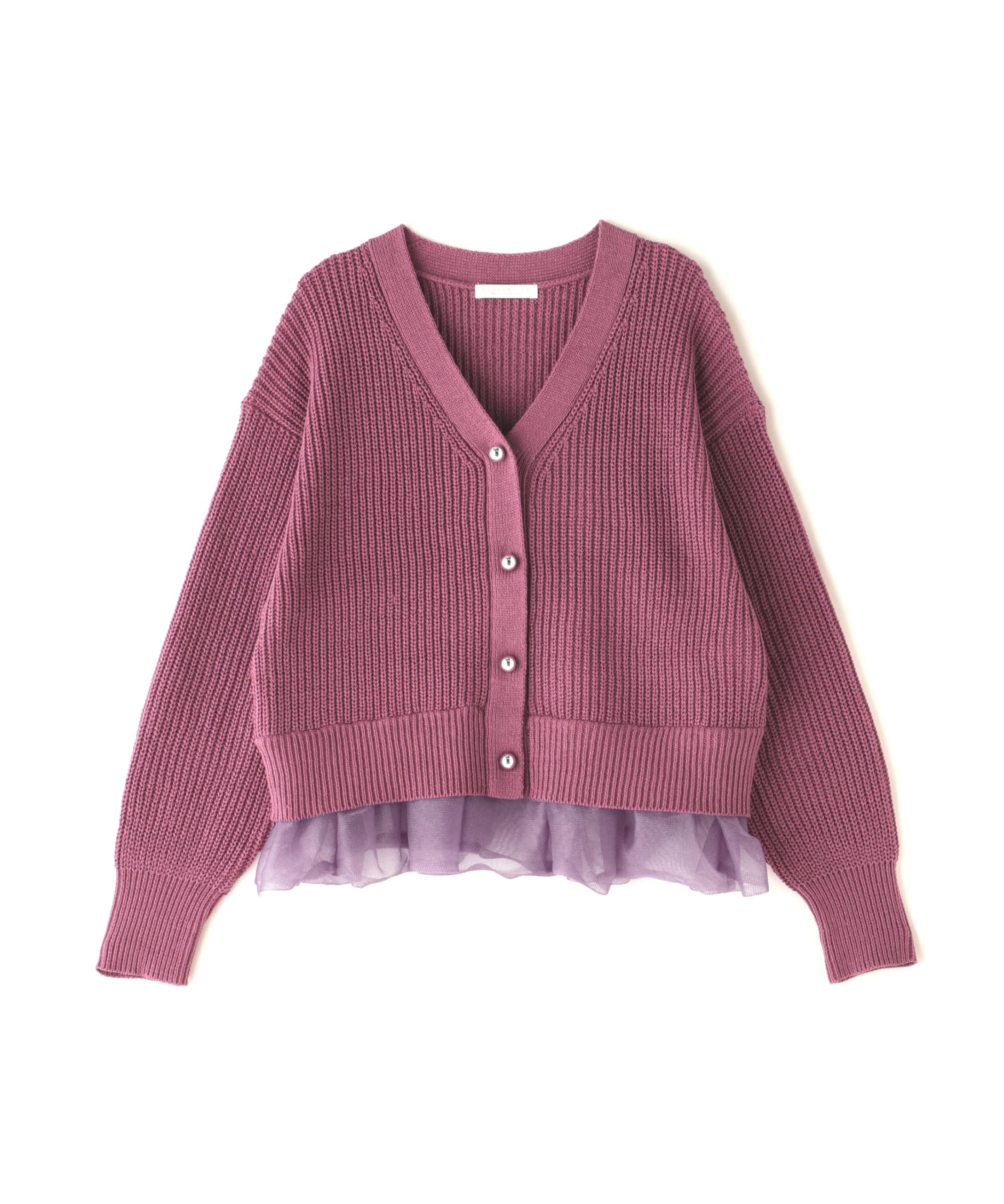 

Proportion Body Dressing Многослойный трикотажный свитер с баской розовый женский,