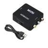 TABLLYUGE 1080P HDMI-compatible to AV RCA Converter Box HDMI2AV Adapter With USB Cable Support NTSC PAL For PC HDTV Projector