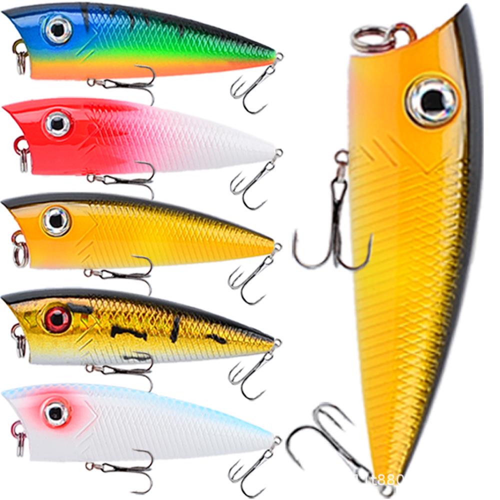 Surface Popper 6.5cm 6.5g Water Splashing Bass Lure Fish Bait Tackle