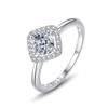 Tancise Classic 925 Sterling Silver  Zircon Ring Ladies Jewelry Wedding Promise Party Gift
