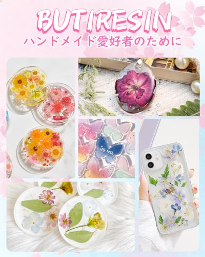 BUTIRESIN UV Resin Liquid 1000g - Large Capacity, High Transparency, Rapid Curing, Refillable, Clear Hard Type, Wide Range of Applications and DIY, In