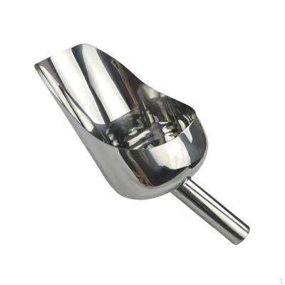 Metal Ice Scoop Utility Versatile Scooper Stainless Steel Food for Barbecue Bar