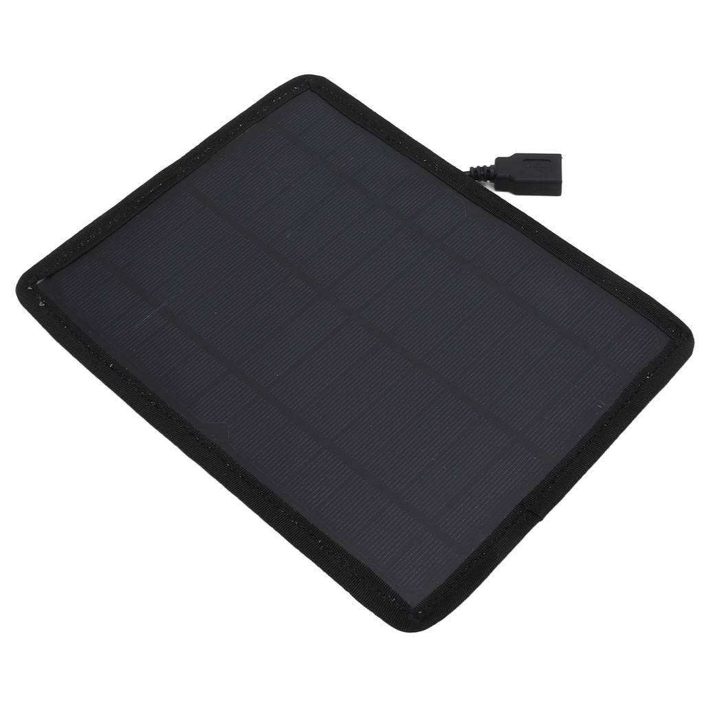 Solarmodul 5,3W 6V USB-Ausgang Geringe Dämpfung Camouflage Monokristallin Solar-Akkuladegerät für Reisen im Freien