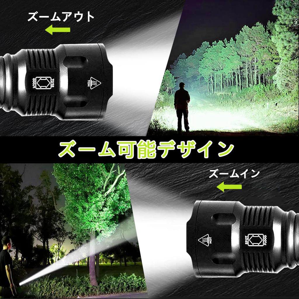 REHKITTZ Waterproof LED 1800 Military Ideal for Power Disaster and Crime Prevention Flashlight, Ultra-Bright Lumens, Powerful, Grade, Durable,