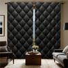 Piece Set High Definition Digital Printed Curtainblack Quilted Style Curtainhome Decoration Curtain Made Of Polyester Washable