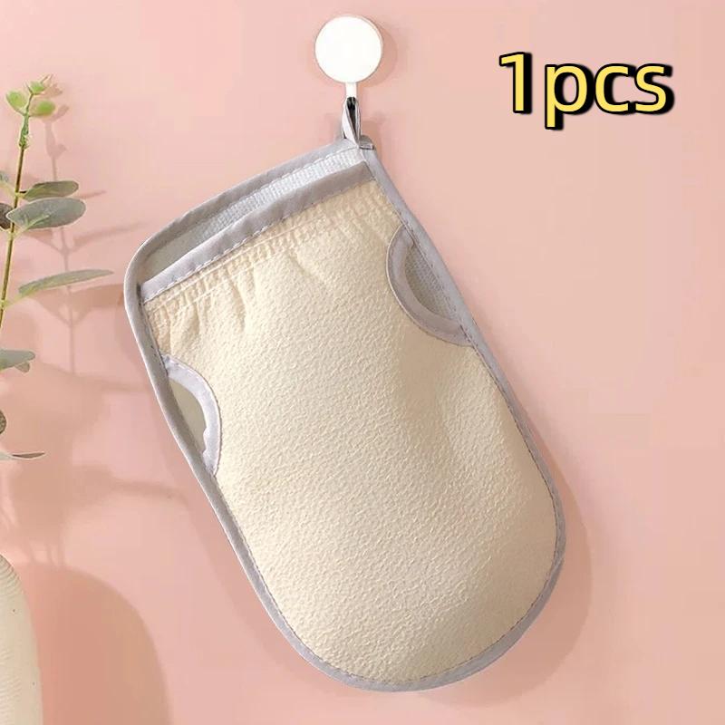1Pcs Household Exfoliating Bath Glove Strong Cleaning Body Scrubber Towel For Back Washing Bathroom Supplies