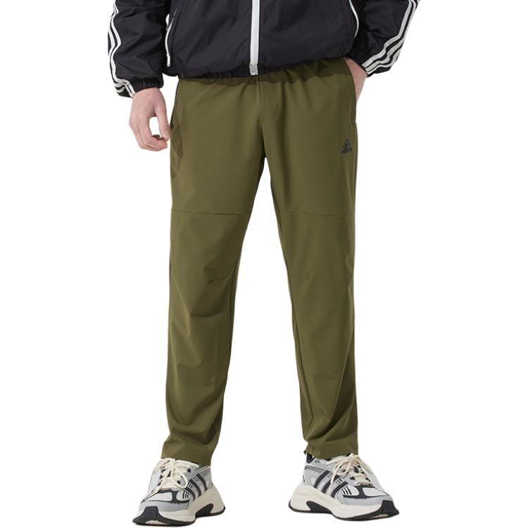 Adidas Knitted Sweatpants Men's Olive Green JN4351