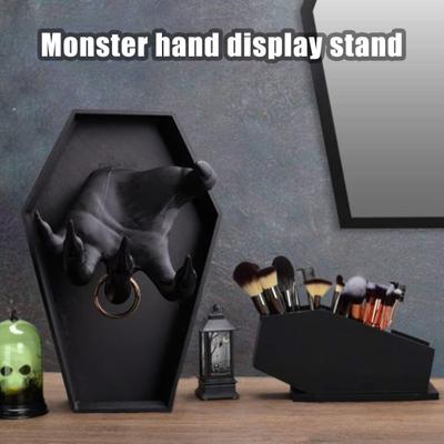 Gothic Hand Jewelry Holder Wall Mount or Desktop Jewelry Tray 3D