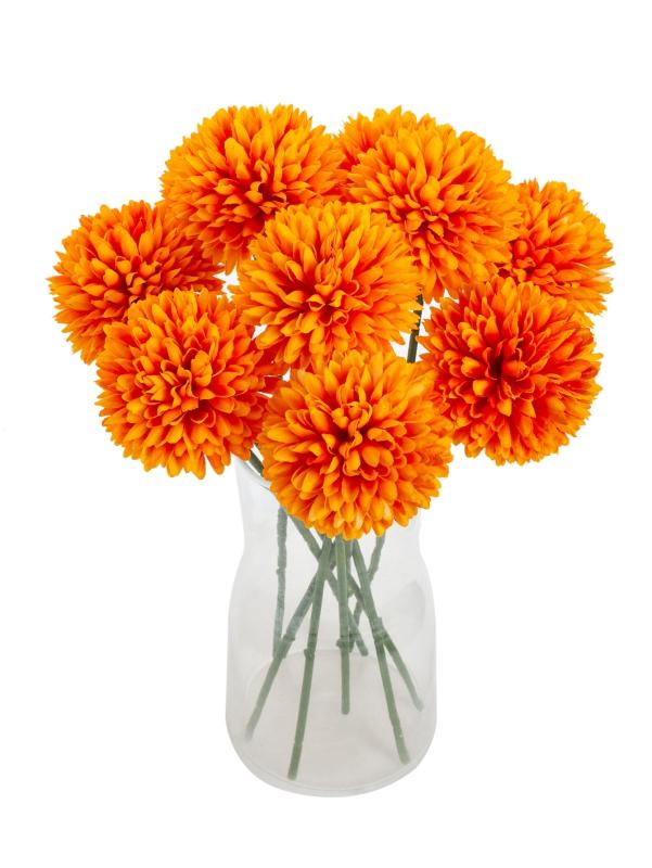 

10/20PCS Artificial Flower Silk Dandelion HydrangeaHomeRoom Wreaths Wedding Bouquet Bridal Festival Party Yard Accessories Decor 10 pcs золотой