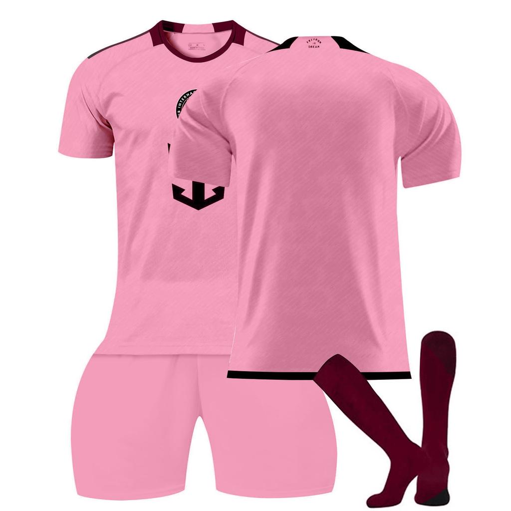 2425Inter Miami Home Football Jerseys Shorts Socks Set New Season Shorts Socks Adult Sizes Outfits
