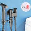 Modern Bathroom Handheld Bidet Sprayer Set Elegant Toilet Hand Sprayer Long Flexible Hose Hand Shower for Bathroom