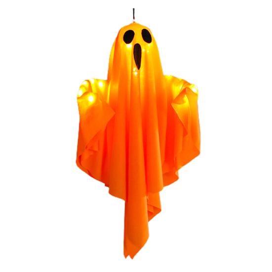 Yousheng Halloween Light Up Hanging Ghost Decoration Spooky LED Ghost Light for Indoor Front Porch Yard Bedroom Decor