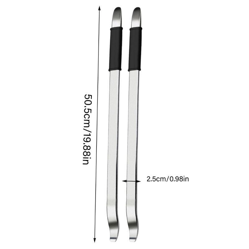 X7JF Heavy Duty Tire Pry Bar with Easy Grip Handle Multifunction Tire Changer Levering Tire Mounting Tool Simple for Repair Man