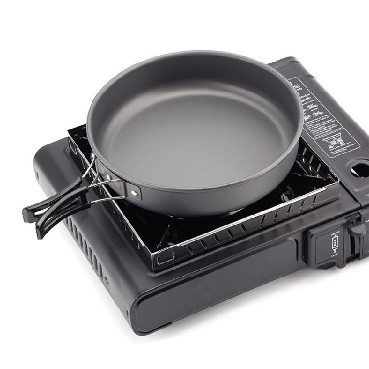 Ultralight Camp Gas Cassette Stove Rack Wind-proof Plate Steel Stove Windshield