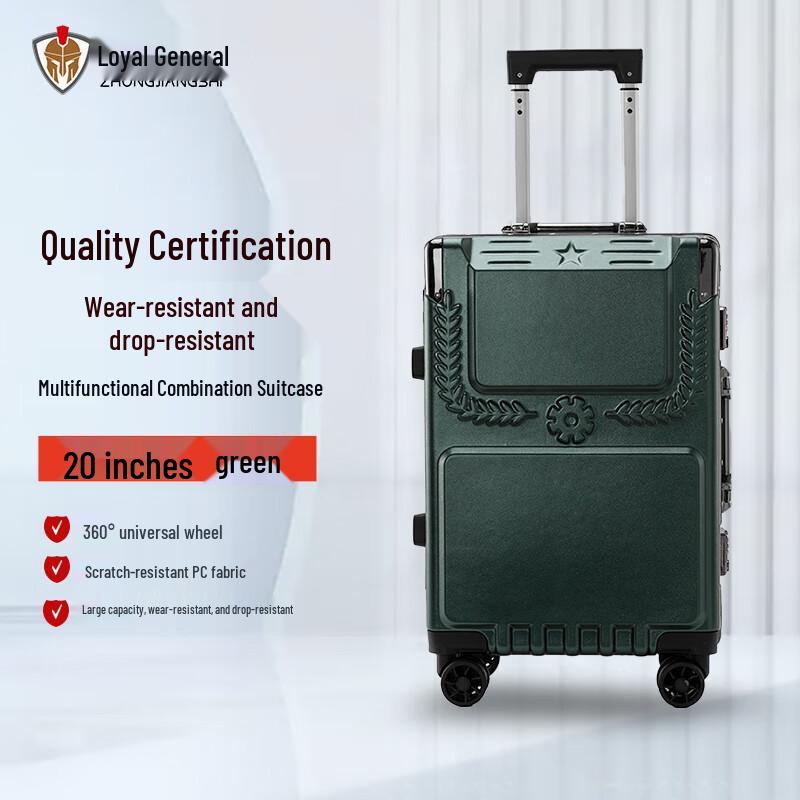 Zhongjiangshi Multi-functional Aluminum Frame Spinner Luggage