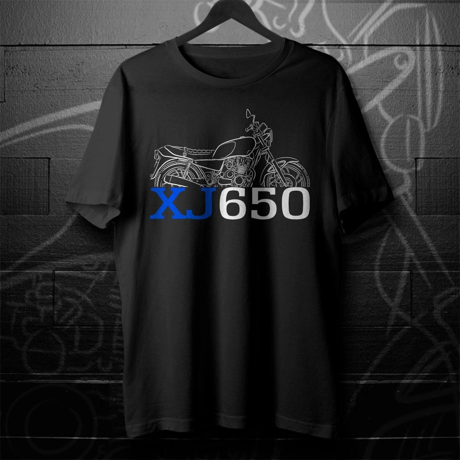 

Black men s and women s T-shirt For Yamaha XJ650 & XJ700 & XJ750 1980-1989- Motorcycle L