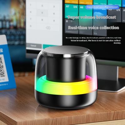 RGB Bluetooth Lautsprecher Umgebungs Licht Drahtlose Tragbare Outdoor-Player Mini Audio Karte USB