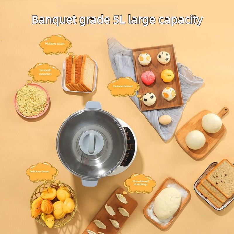 Household Flour-Mixing Machine Small Intelligent Kneading Dough Automatic Stirring and Dough Fermentation Integrated Mixer
