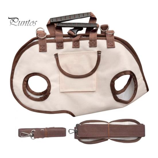Reise Tasche für Haustiere aus Oxford-Stoff Tragbar Atmungsaktiv Haustier-Tragetasche, 2-in-1 Ergonomische Horizontale Katzentrage Tasche, Leinen-Stil Sichere Hundetasche, Umhängetasche