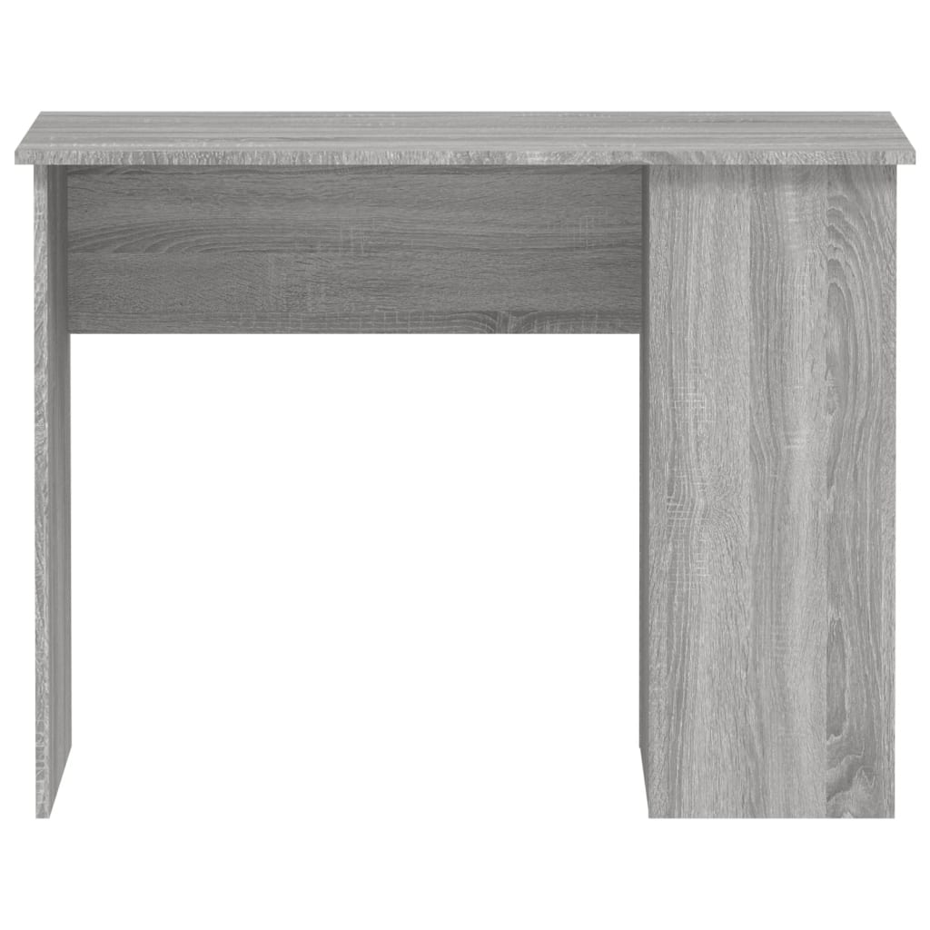Vidaxl Biurko, Szary Dąb Sonoma, 100X55X75 Cm, Materiał Drewnopochodny