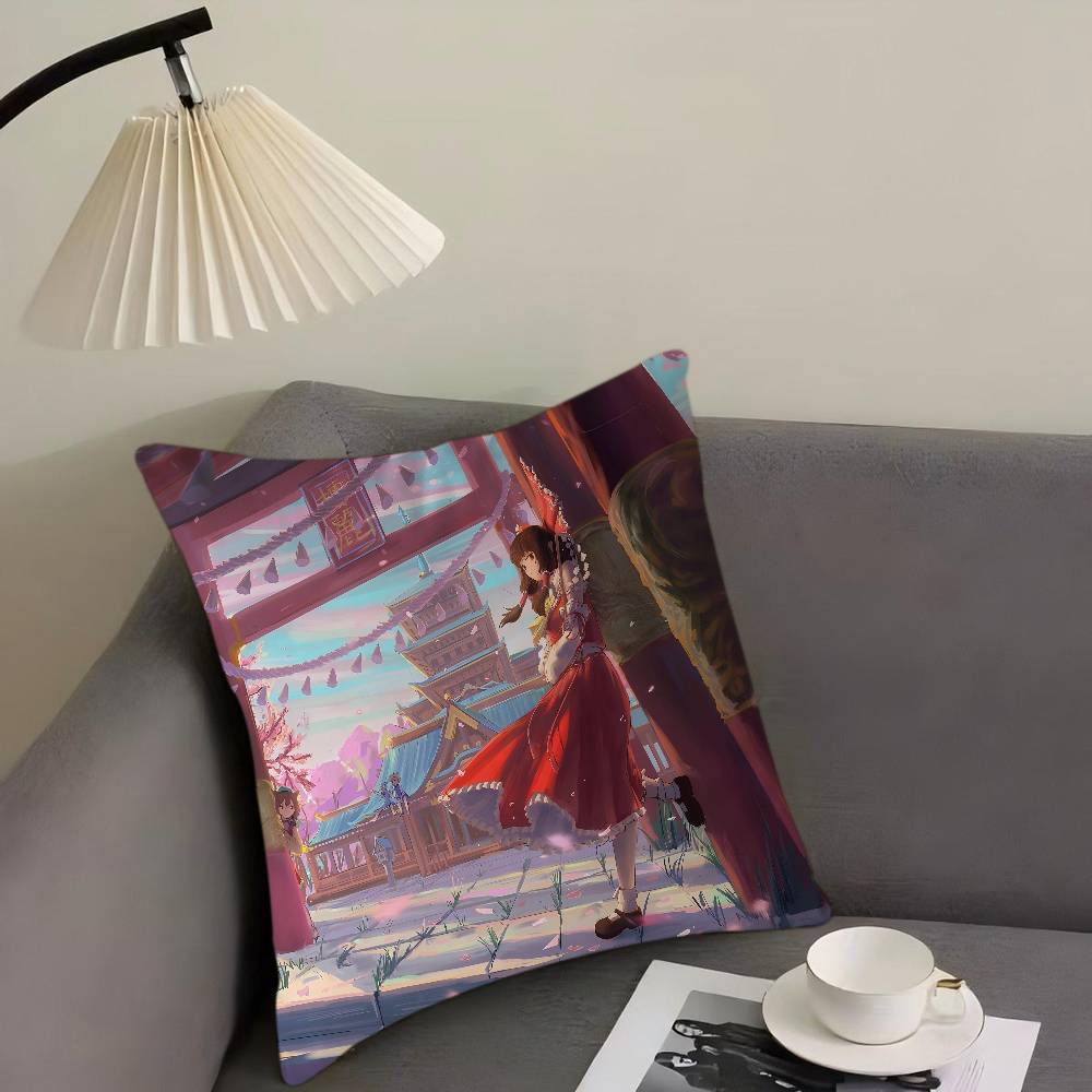 

MIKO Cartoon And Anime Girl Personalized Pillow Dust Cover Bedroom Kids Party Decoration Pillowcase Birthday Children Gift 16x16Inch