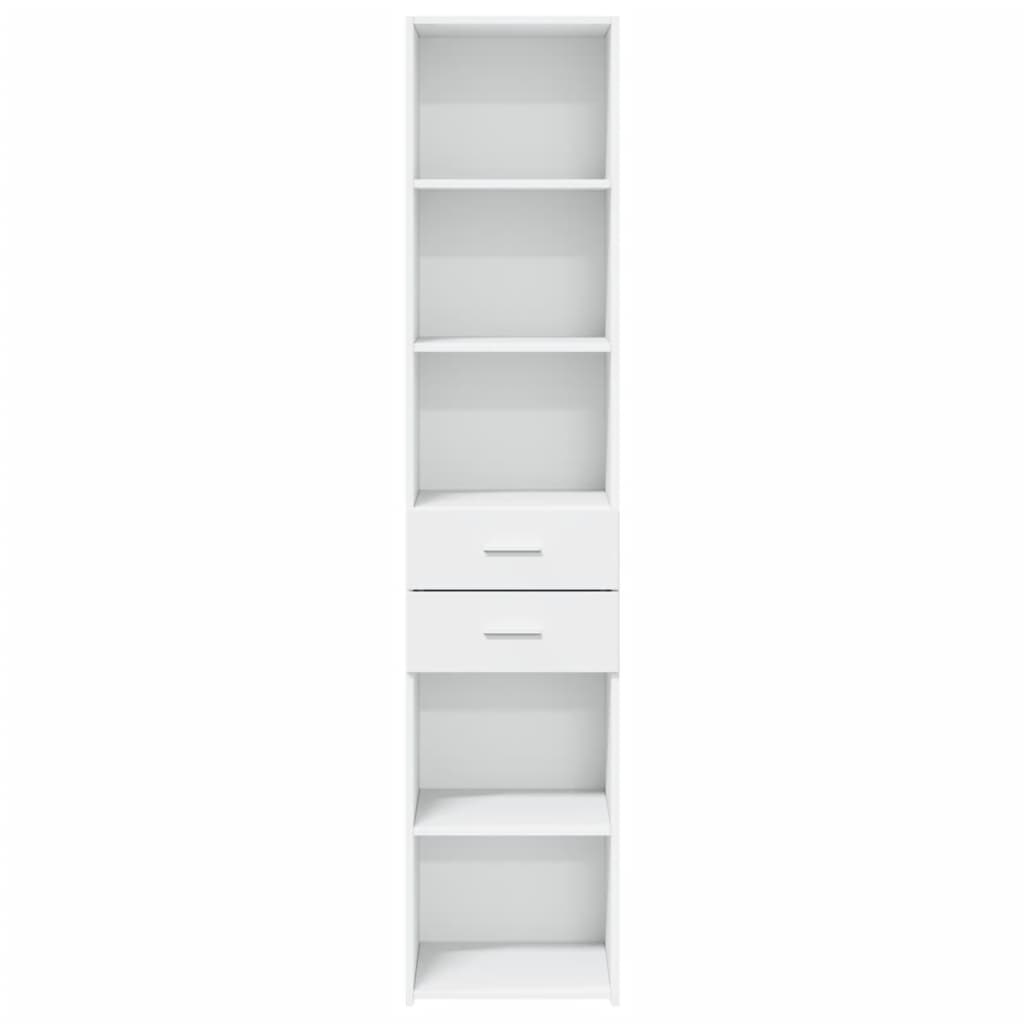 Highboard White 40 x 42.5 x 185 cm Particleboard