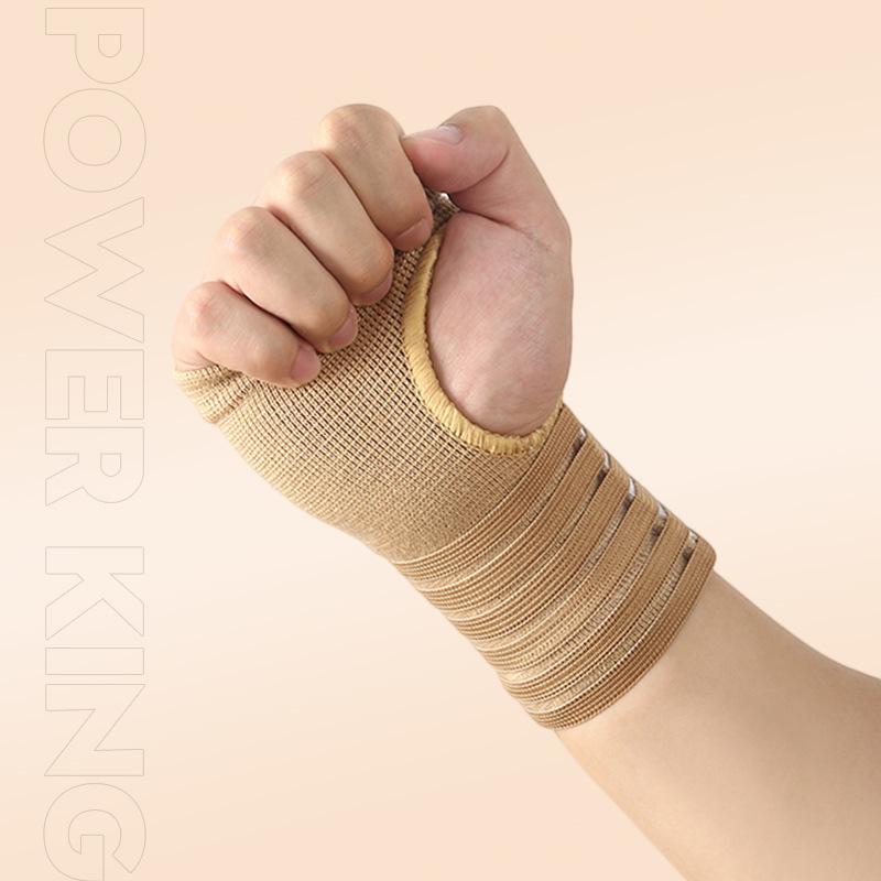 1Pcs Universal Wrist Support Sports Bandage Gloves Adjustable Wrist Brace Fitness Sports Anti- Anti-Wear Gloves