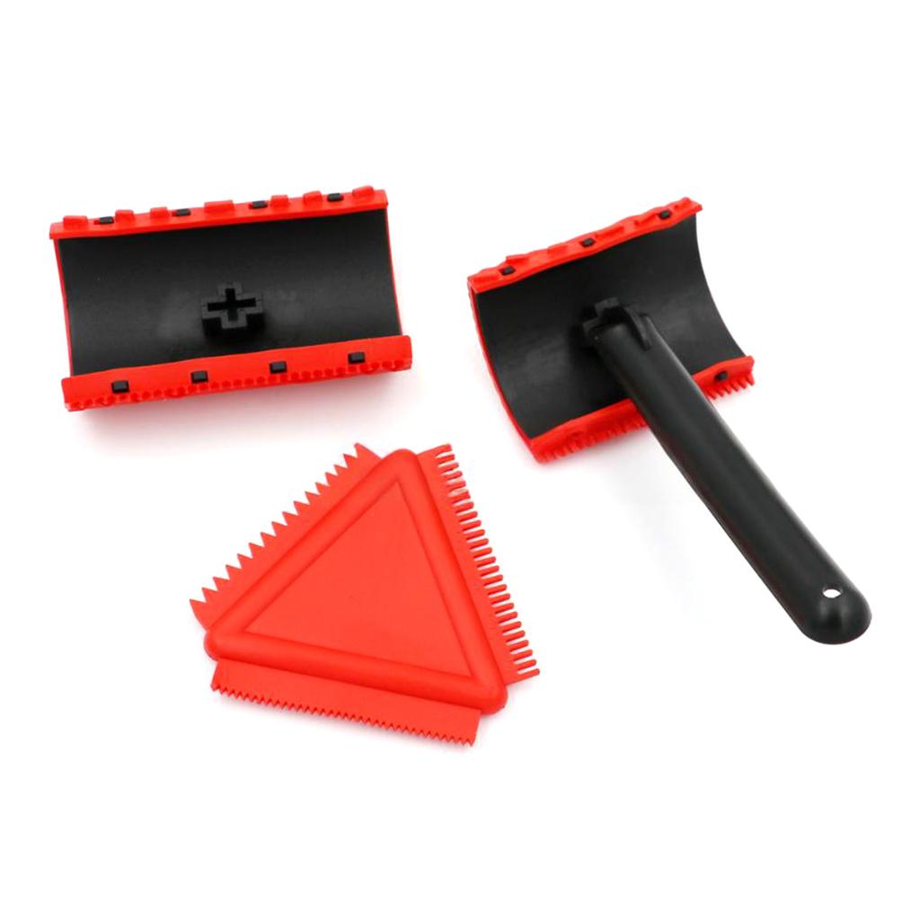 Wood Grain Paint Roller Set With Durable Polyurethane Rollers And Ergonomic Handle For Smooth Wall Coating