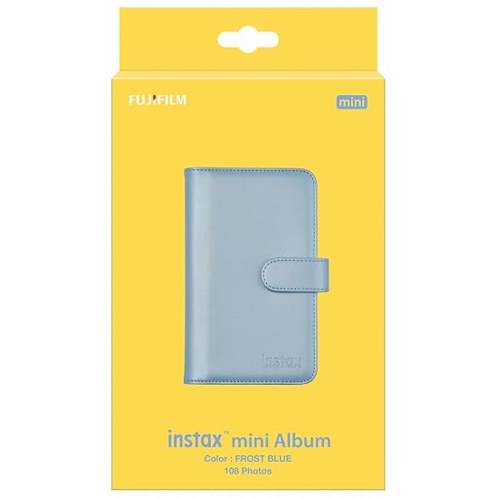FUJIFILM Album for "INSTAX mini" Film, Holds 108 Photos, INSTAX mini 13 Album 108 Blue