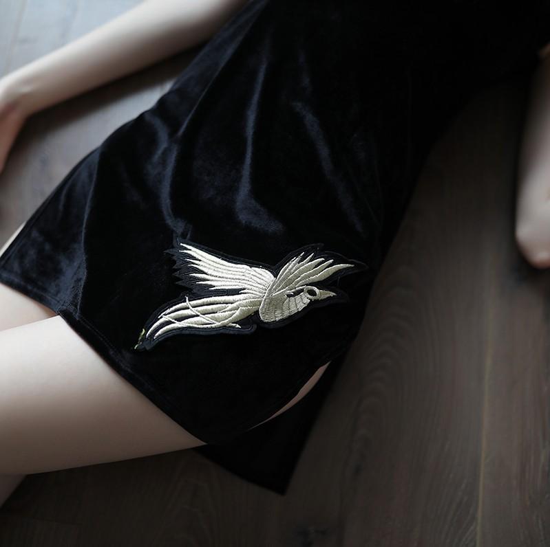 Sex underwear backless cheongsam nightclub teasing small breasts passion suit sexy classical sexy temptation stockings