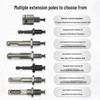 Electric Hammer Drill & Ratchet Wrench with Self-Locking Metal Chuck (0.8-16mm) and Air Impact Conversion Chuck