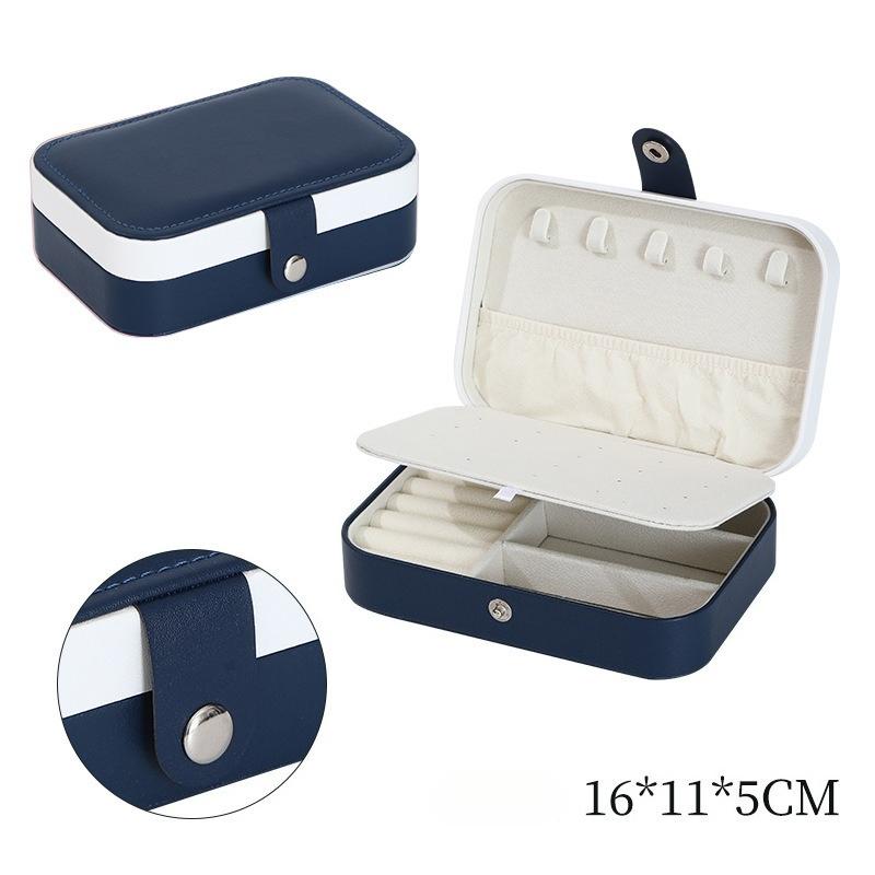 Medium Jewelry Storage Box Simple Double-layer College Student Dormitory Exquisite Gorgeous Necklace Ring Packaging Box Jewelry