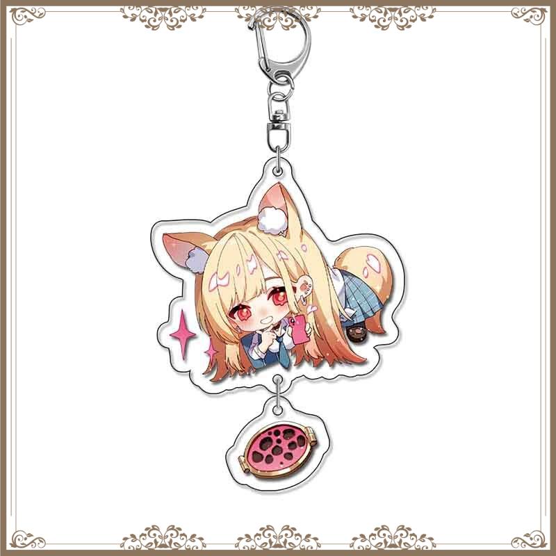 My Dress-Up Darling Plastic Anime Keychain Kitagawa Marin Bag Tag Cute Decorative Baji Cartoon Keyrings Trendy Gift