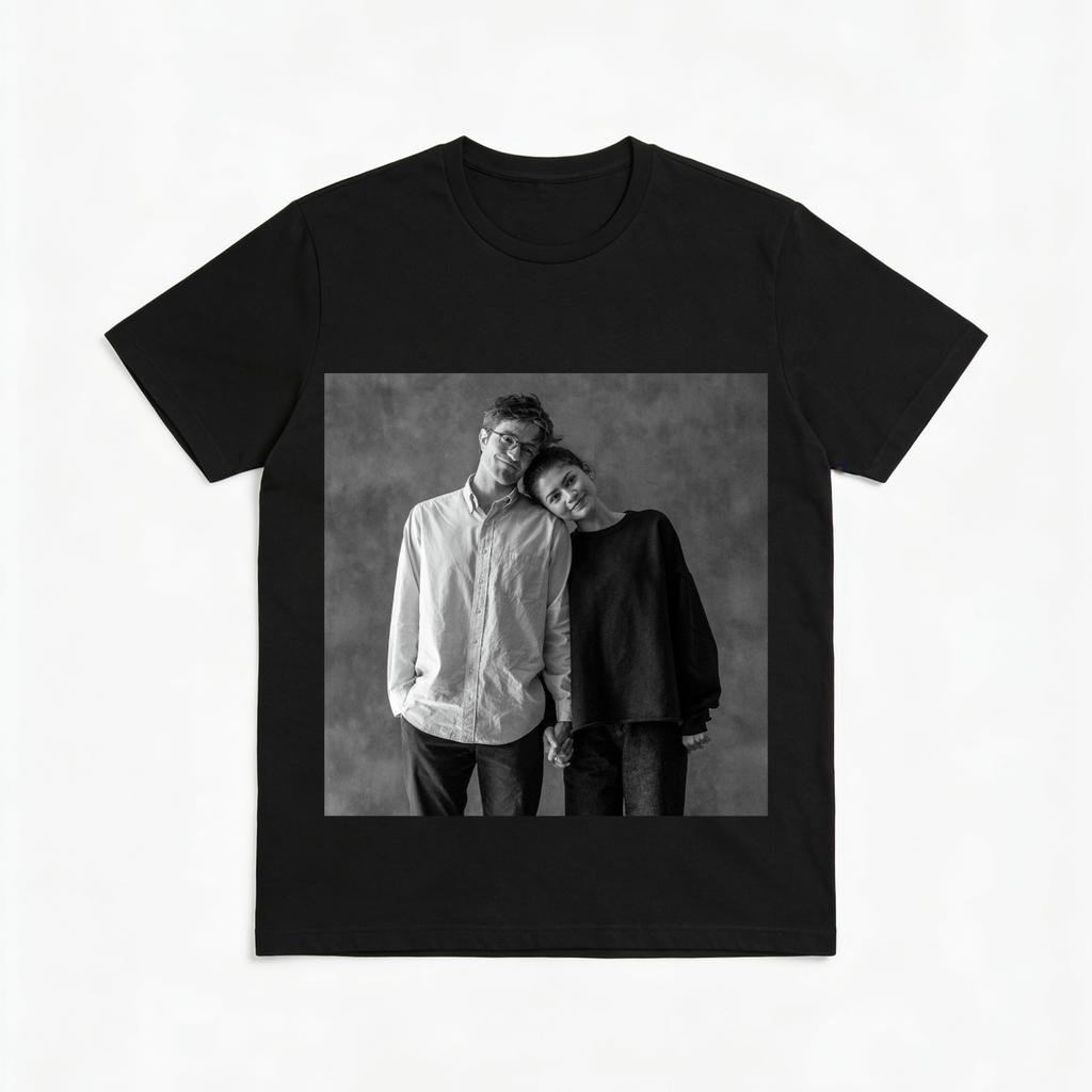 Nuovo Film Il Dramma Zendaya Robert Pattinson T-Shirt Unisex Girocollo Unisex 100% Cotone Manica Corta Y2k Oversize Popolare Maglietta