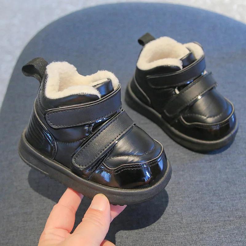 Warm Girl Boots Fashion Versatile Winter Boot Casual Non Slip Child Boots Simple Comfort Snow Boot Thick Soled Popular Kid Shoes