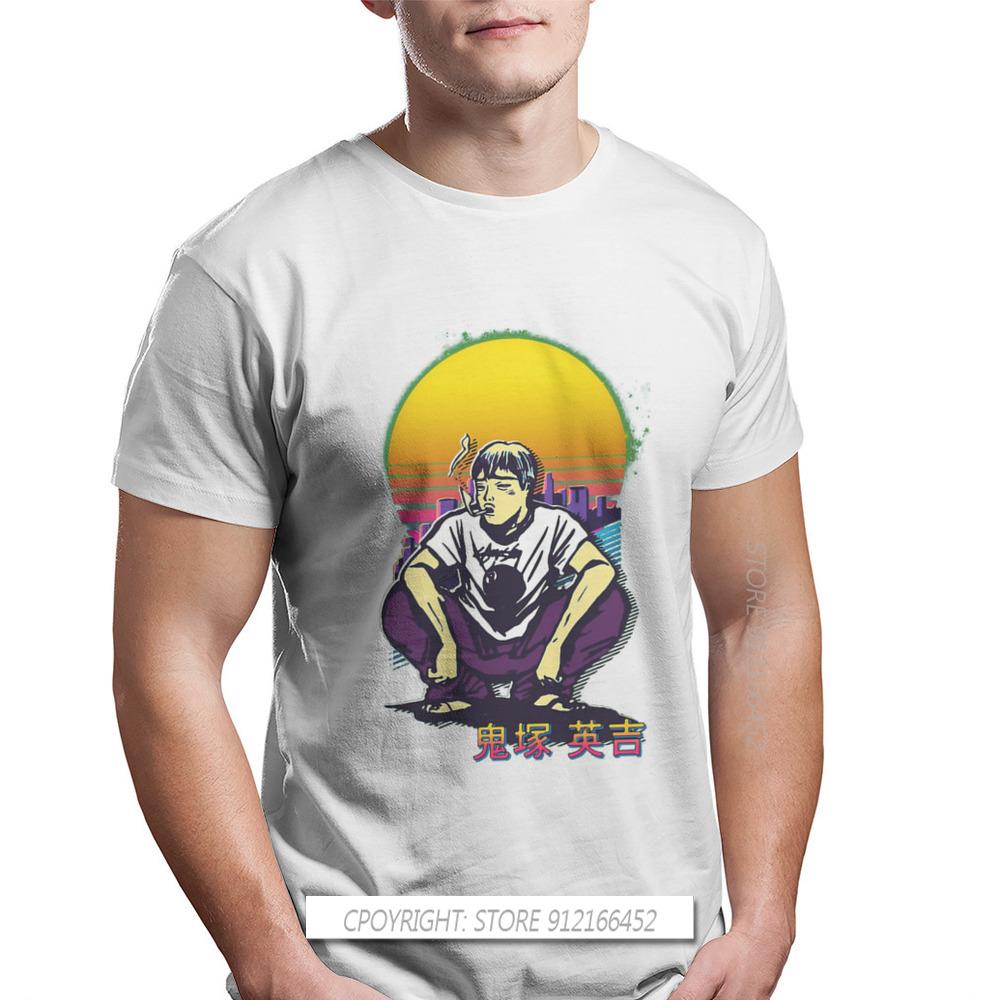 Great Teacher Onizuka Gto Eikichi Azusa Unisexga Unisexs Tshirt Retrowave Distinctive Adult T Shirt Harajuku Streetwear Hipster