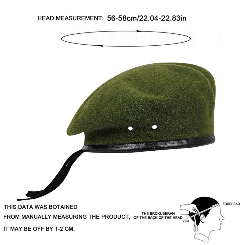 Beretă Unisex Culoare Solidă Bărbați Femei Pictori Pălării Toamnă Iarnă Berete Călduțe Seci Plate