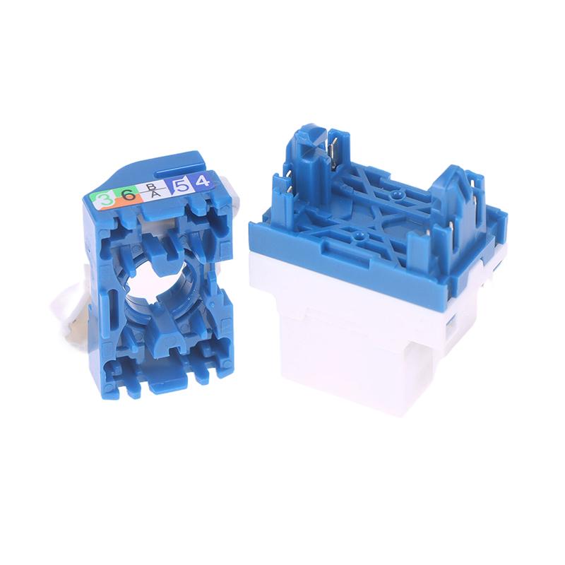 Whirling Wire Cat6 Rj45 Toolless Lan Insert Keystone Ethernet Module Jack Gigabit Utp Tool-Free Ineternet Socket