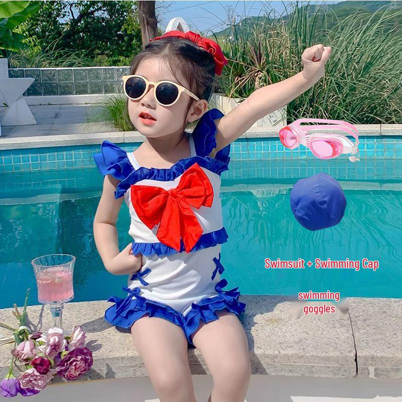 Girls' Trendy Sleeveless Slimming Surf Swimsuit