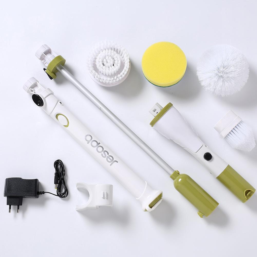 Electric Spin Scrubbers Advanced Electric Cordless Spin Scrubbers With Long Handle High Power Electric Spin Scrubbers For Home Bathroom