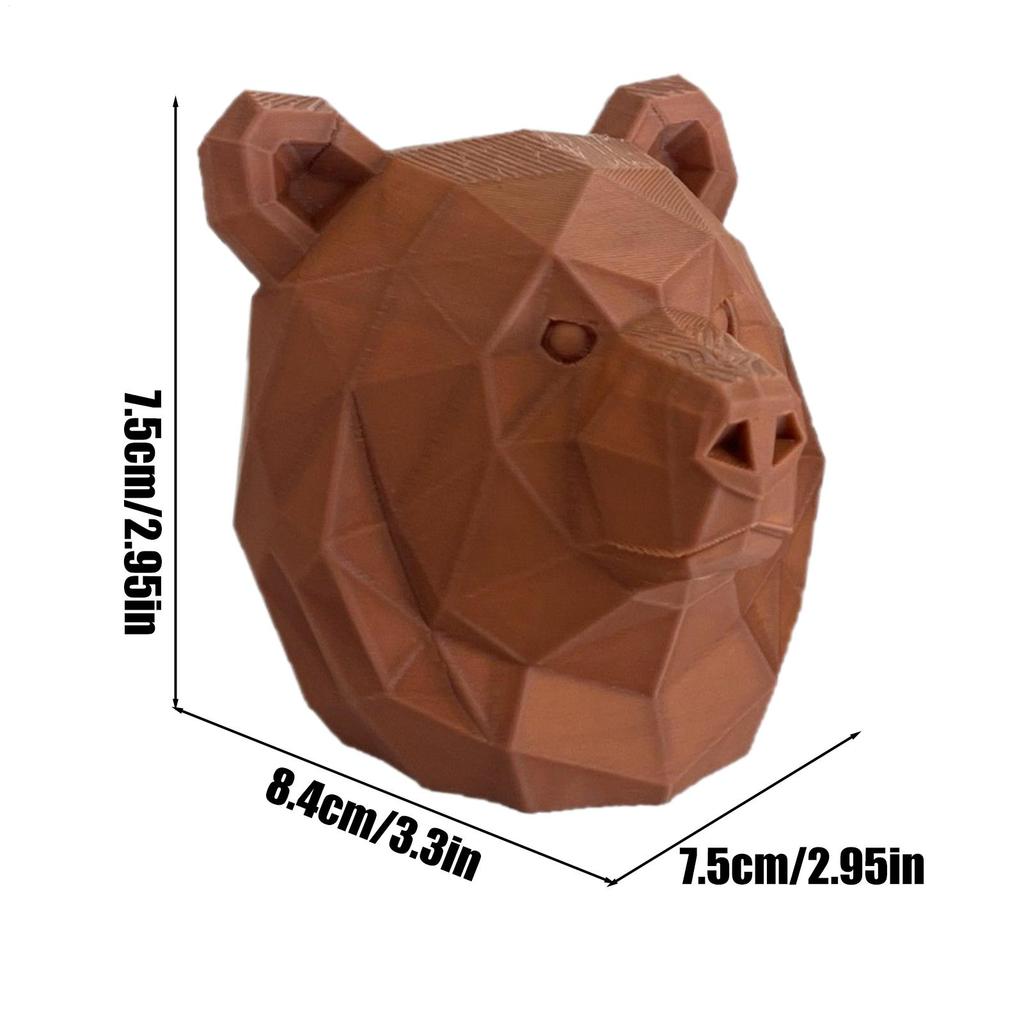 Hitch Cap Bear Head 2inch Trailer Hitch Plug Cover Car Accessories Cartoon Exterior For Towing Rv Trucks Boat Vehicles Atv Daily