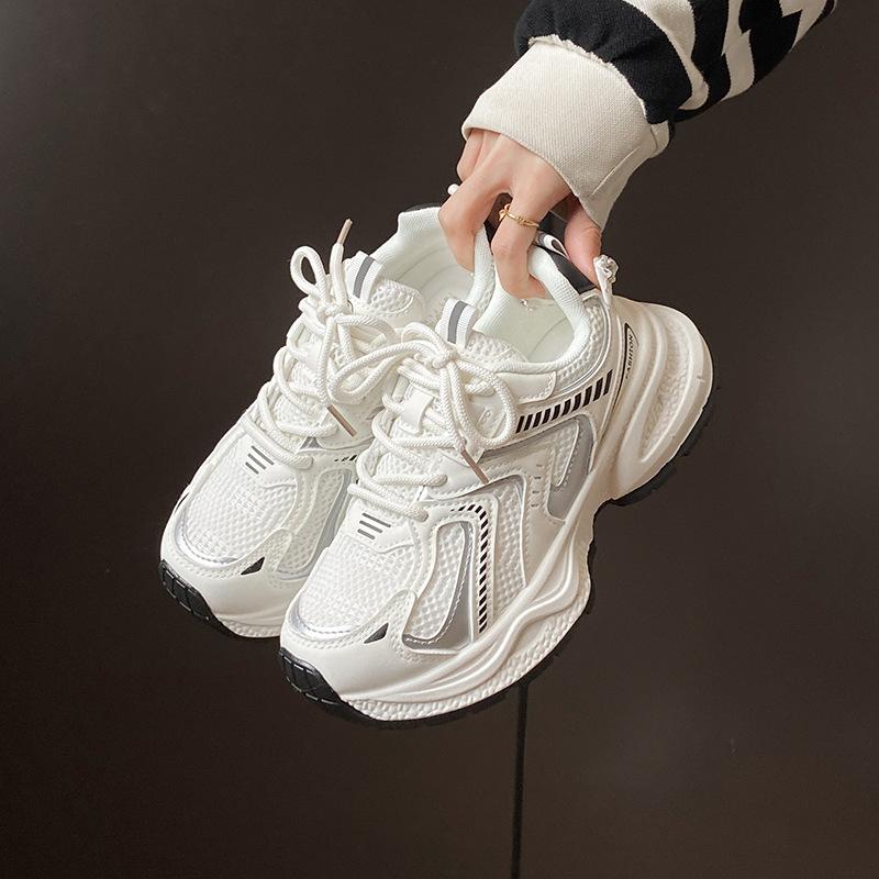 Ins Korean Version of the New Dad Shoes for Women 2025 Autumn Student Sports Running Shoes Casual Shoes Platform Height Increase 2830