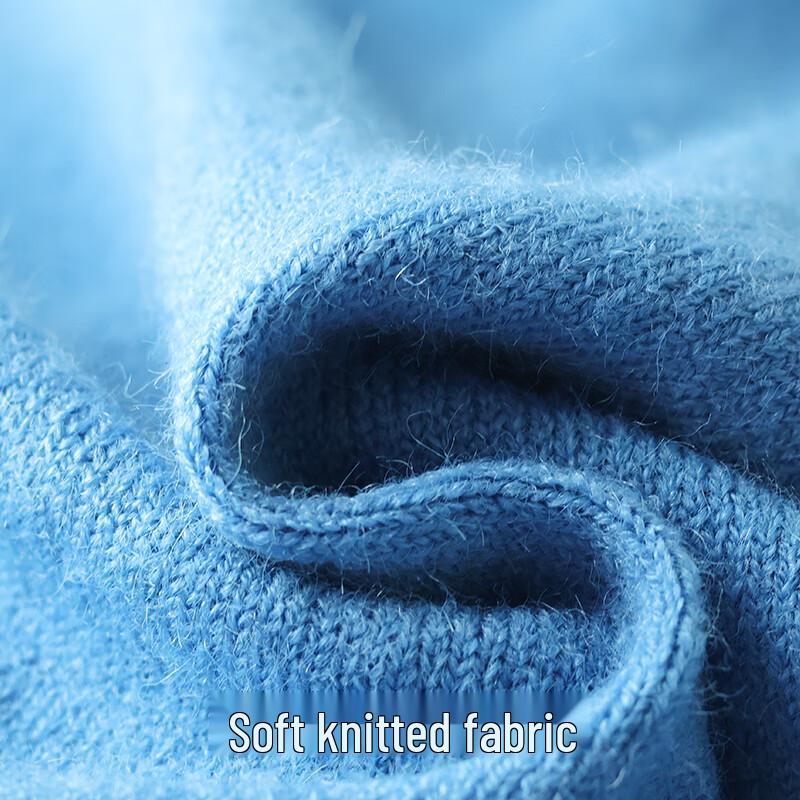 VICTORIA&VERA Women's Faux Two-Piece Colorblock Knit Cardigan