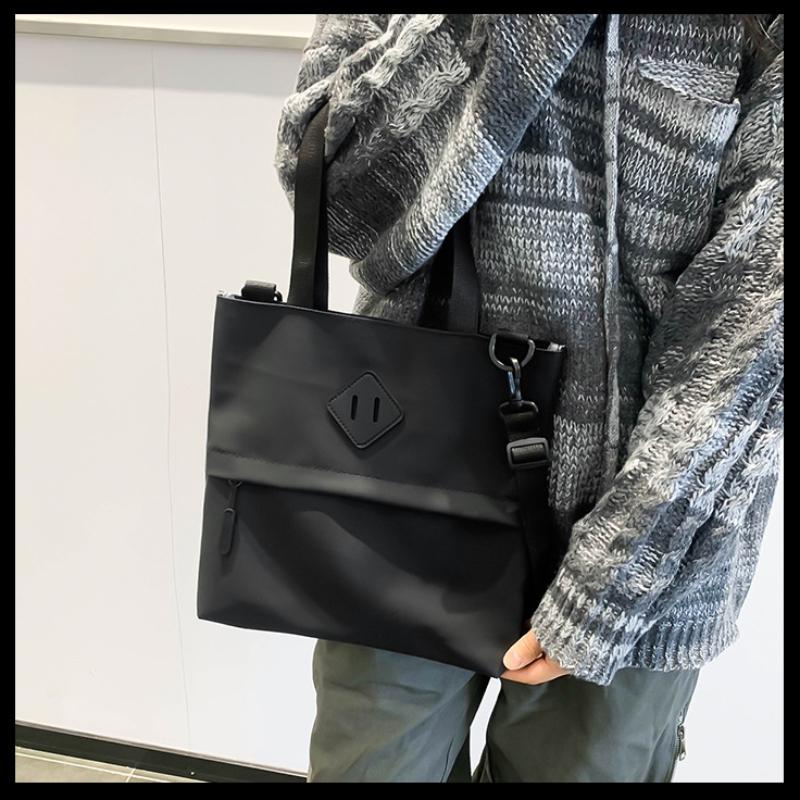 Unisex Advanced PU Schoolbags for College Students High School Elegant Black 3 Pcs Set Backpack with Study Bag Pencil Box