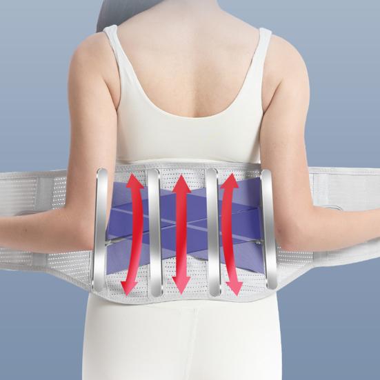 Breathable Back Support Brace, Adjustable Waist Wrap for Lower Back Pain Relief, Herniated Disc, Lumbar Compression Belt for Sports, Fitness