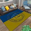 Blue and Yellow Lion Emblem Carpet Suitable As a Non-slip Mat for the Living Room or Bedroom Sofa
